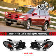 For MITSUBISHI Outlander 2003-2005 Front Head Lamp Headlights Assembly W/ Bulbs