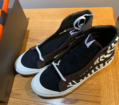New Vans Vault x Taka Hayashi Style 138 LX Suede/Canvas Zebra VN0A3ZCOURF sz 11