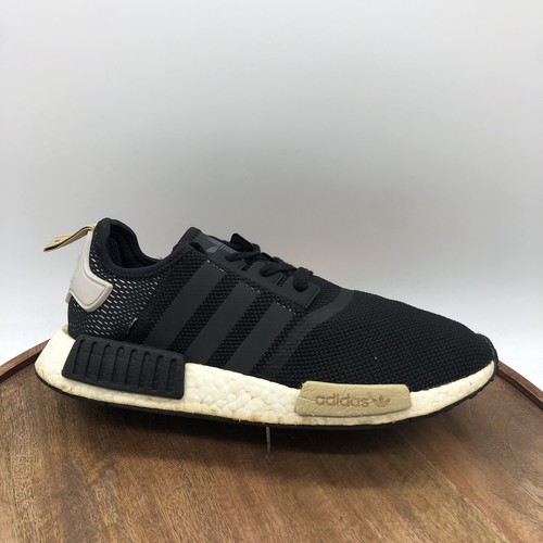 Women's Adidas NMD R1 Black White Tan Size 10 BA7751 Shoes Athletic | eBay