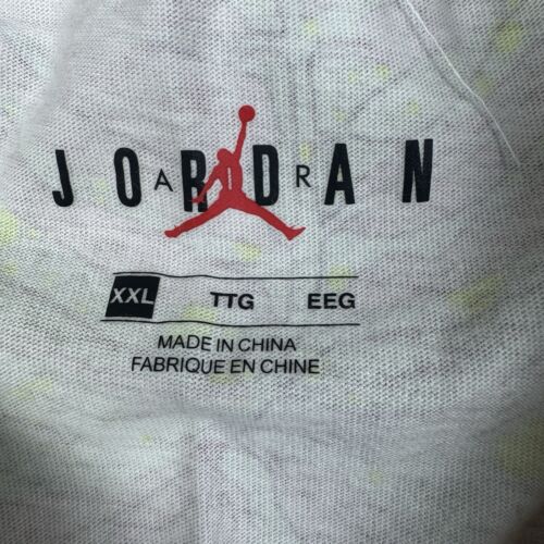 Jordan Nike Men’s 2XL Tropical Palm Speckle T-Shirt & Shorts Set EUC Pink Green - Picture 3 of 11