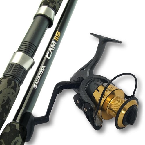 SARATOGA 6'6 15kg Snapper Boat Spinning Fishing Rod and Reel Combo