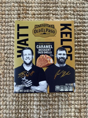 Old El Paso Stand 'N Stuff Caramel Taco Shells 10 Count Eagles Super Bowl Champs