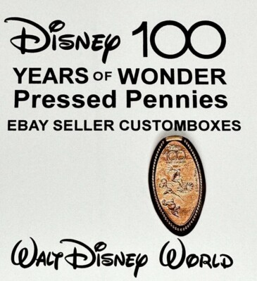Walt Disney World 100 100th Anniversary Pressed Penny Pennies PICK