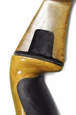 2 PC BLACK CALF HAIR ARROW SHELF REST STRIKE PLATE - SQUARE - Recurve Archery