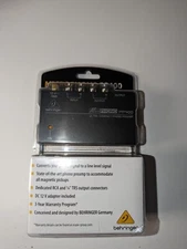 Microphono BEHRINGER PP400 Ultra-Compact Phono Preamp Silver Color NEW Sealed