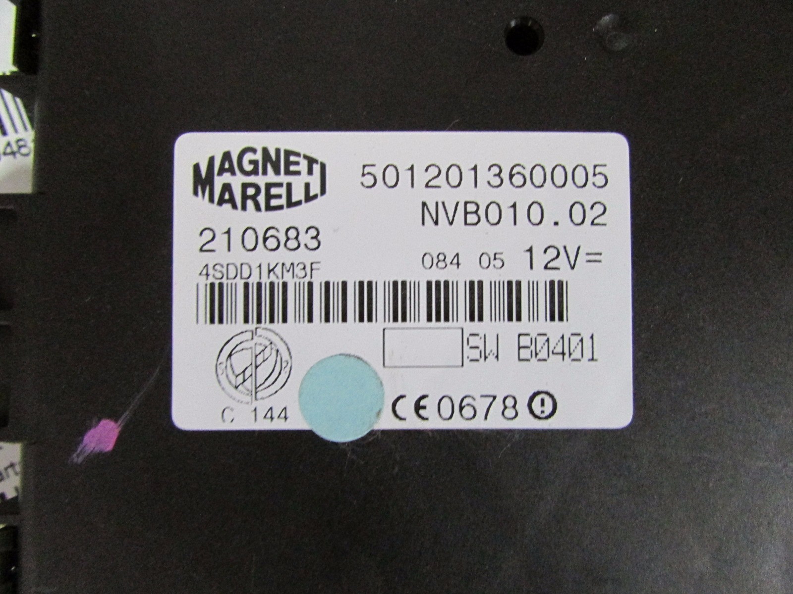 Maserati Quattroporte, Trunk Compartment Control Unit, Used, P/N 210683