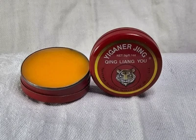 YANCHENG YOUPENG White Tiger Balsam 3 gr. Inhalt / Qing Liang You Ähnlich Golden Star Balsam