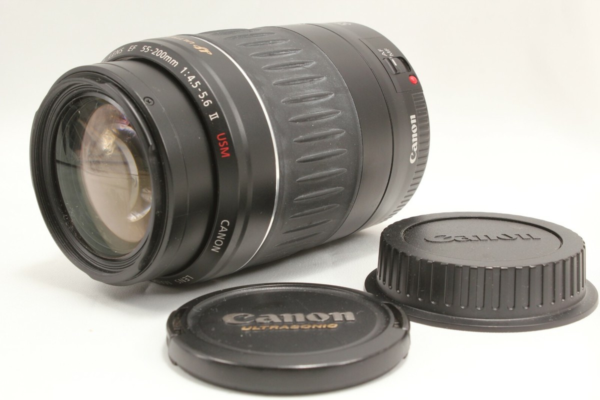 Canon ef 55-200mm f4.5-5.6 ii usm 望遠レンズ