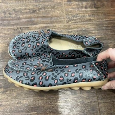 Socofy leopard print flats