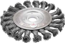 1St. Zopfb&uuml;rste f&uuml;r Winkelschleifer 115mm Stahlb&uuml;rste Rundb&uuml;rste Scheibenb&uuml;rste