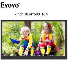 Eyoyo 7 inch Small Mini Monitor 1024x600 HDMI Screen for PC CCTV DVD DVR CCD
