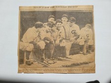 Johnny Moore Woody English Mark Koenig Charley Root Cubs 1932 Chicago Daily News