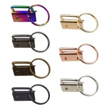 80pcs Key Fob Hardware Sets Perfect for Bag Wristlets and Hand Crafts