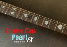 Blink 182 Tom Delonge Custom Strat MOP Broken Heart Decal Inlay 4 Guitar & Bass