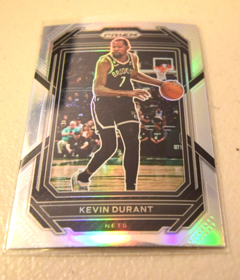 2022-23 Panini Prizm Kevin Durant Silver Prizm Card #10 Brooklyn Nets