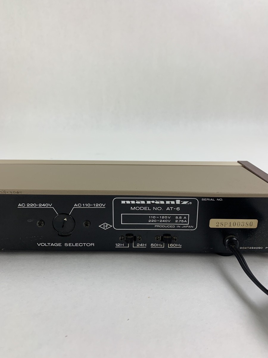 marantz オーディオデジタルタイマー AT-6 [ジャンク] marantz オーディオデジタルタイマー AT-6 [ジャンク]｜Yahoo