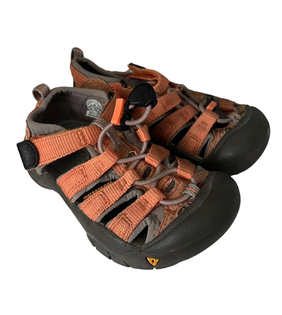 Scarpe da trekking impermeabili KEEN bambini giovani NEWPORT H2 sandali outdoor arancioni taglia 10