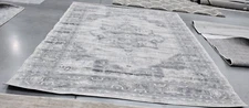 CREAM / GREY 9' X 12' Back Stain Rug, Reduced Price 1172731061 BNT865B-9