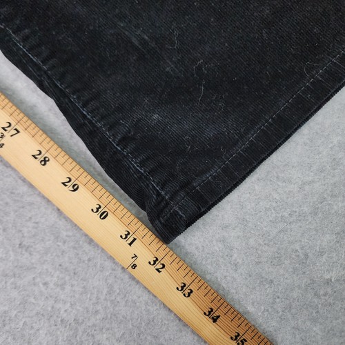 Talbots Pants Womens Size 10 Corduroy Black Signature Boot Cut Pockets - Picture 10 of 17