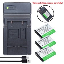 Battery or Charger for Nikon EN-EL10 Coolpix S203 Coolpix S60 S210 S220 S3000
