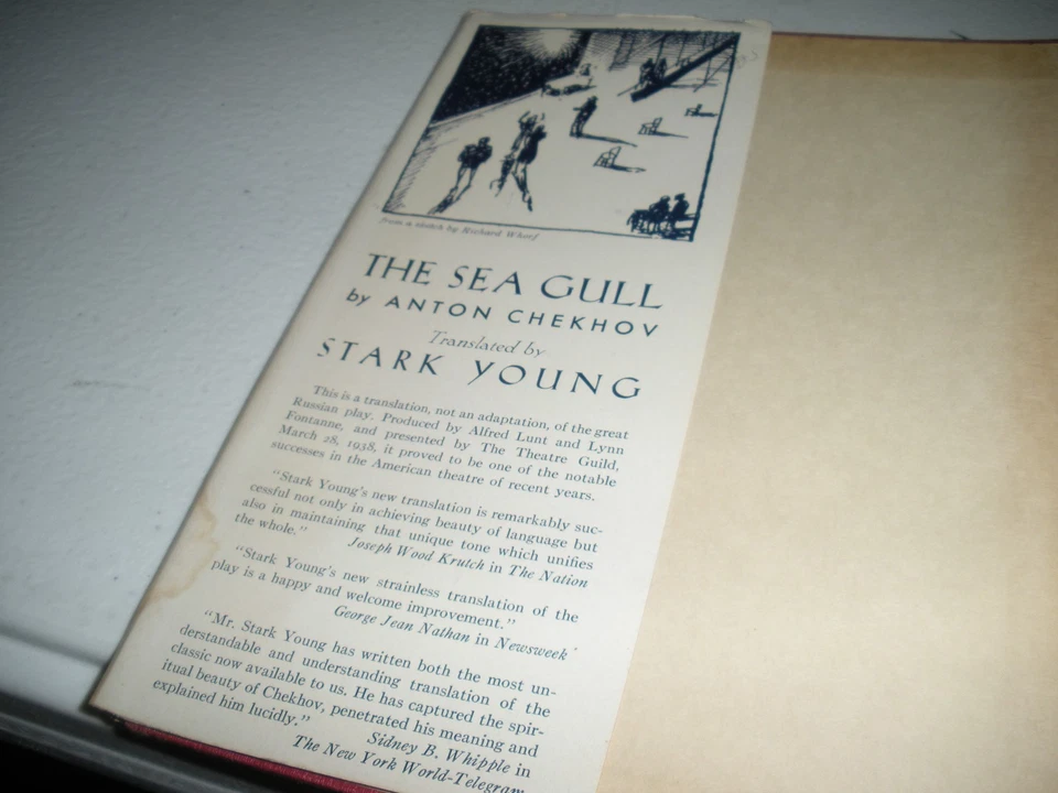 The Sea Gull by Anton Chekhov HC/DJ First Ed. Scribner "A" Good Condition 1939 - Image 4 of 4