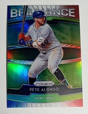 2020 Panini Prizm, Pete Alonso, Brilliance, Red White Blue, #B-3