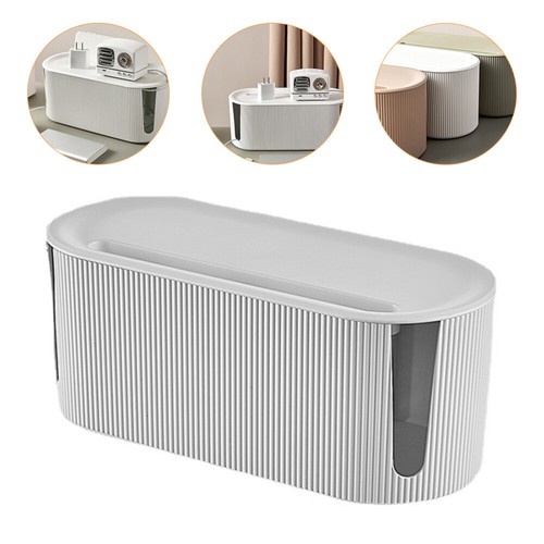 Power Strip Storage Box Cord Organizer for Appliance Wire Organiser