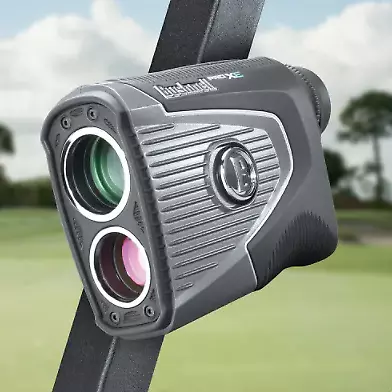 Bushnell Golf Pro XE Laser Rangefinder Slope Switch Elements Black