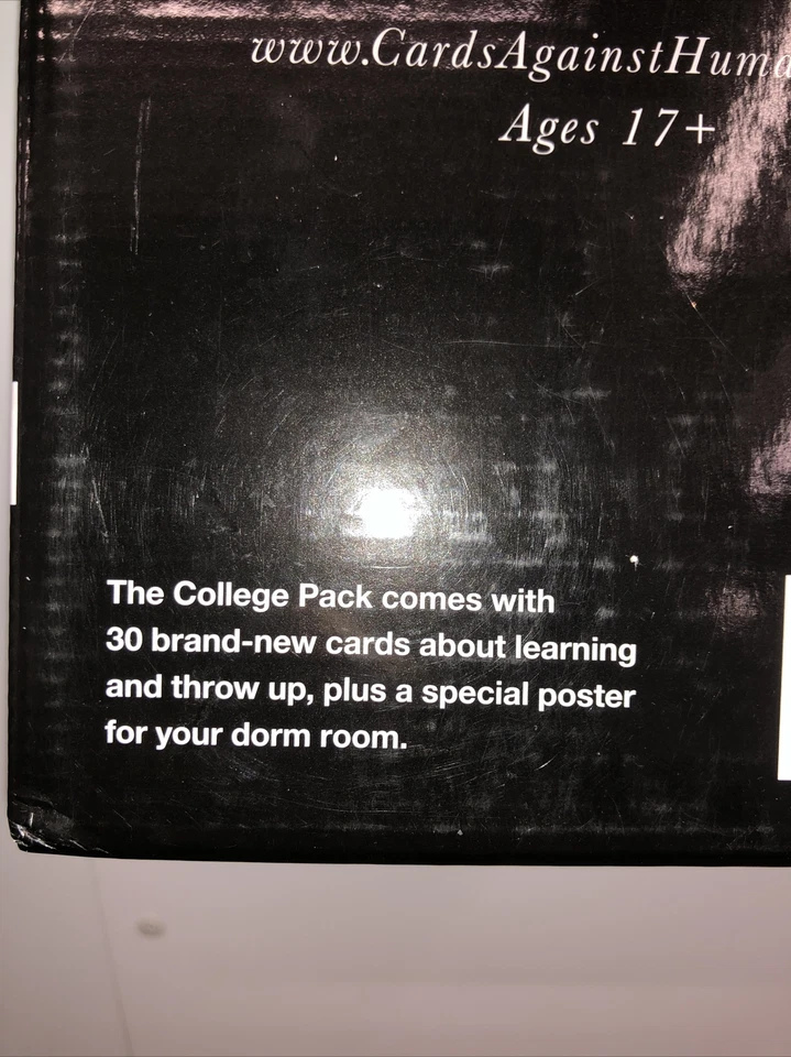 Cards Against Humanity COLLEGE Expansion + Poster and “Saves America” Pack NEW - Image 2 of 2