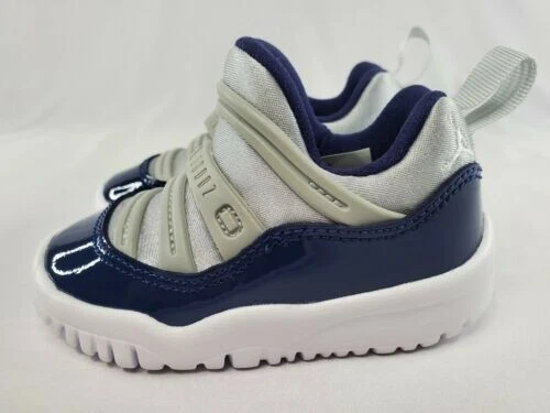 Jordan 11 Retro Georgetown Baby Shoes Blue Grey ZE 4C BQ7102 007 Toddler 6C