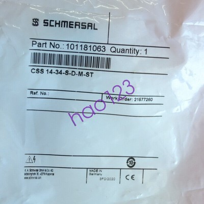 CSS 14-34-S-D-M-  101181063 Proximity Switch Brand New by DHL/FedEx #A6-38