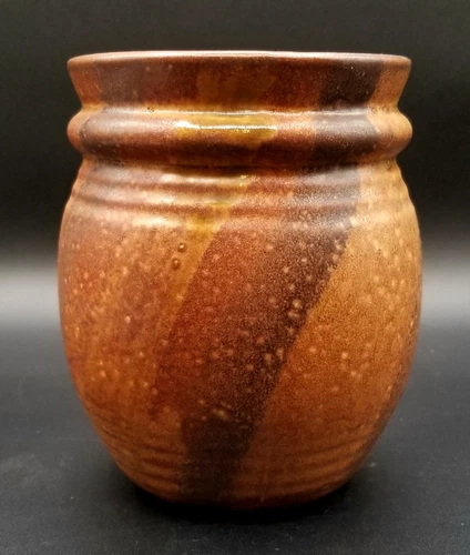 Vintage McCoy Pottery Stoneware Utensil Holder or Vase or Jar #3105