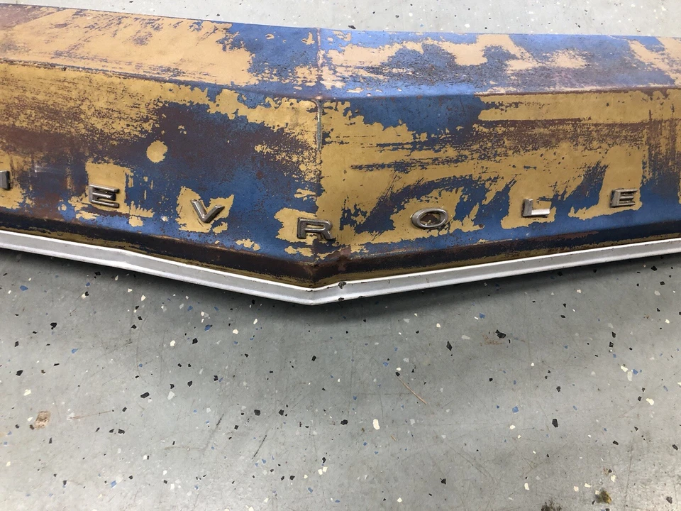 Chevrolet Impala Caprice 1971 panel de cabecera con molduras y letras Donk 71 Chevy Foto 4 de 4