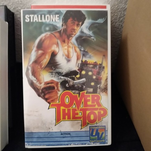 VHS RARITÄT: OVER THE TOP (1987)  MIT SYLVESTER STALLONE - Bild 1 von 2