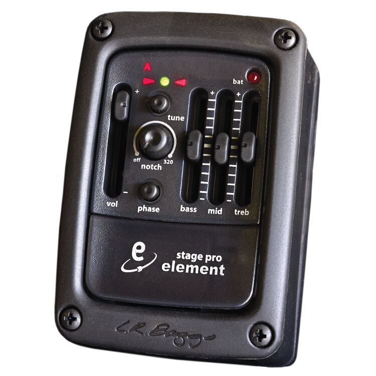 LR Baggs Stagepro Element Side Mounted Preamp / EQ & Tuner With