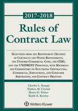 Rules of Contract Law, 2017-2018 Statutory Su...