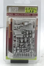 Green Stuff World 12242 Animal Bones (x52) [1:48] (Skulls & Bones) Terrain Bits