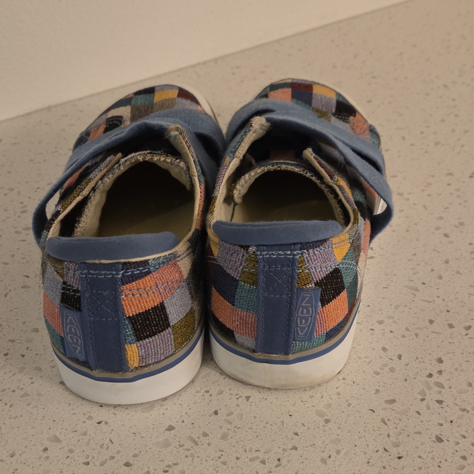 Size 7 KEEN Patchwork Hook & Loop sneakers multic… - image 3