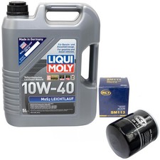 Motor&ouml;l Set LIQUI MOLY 10W-40 5 Liter + &Ouml;lfilter f&uuml;r Citroen Xsara Fiat Peugeot