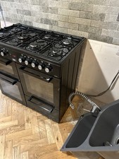 Beko 100cm Dual Fuel Range Cooker - Black KDVF100K
