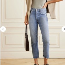 AGOLDE Riley Cropped High Rise Sttraight Leg ...
