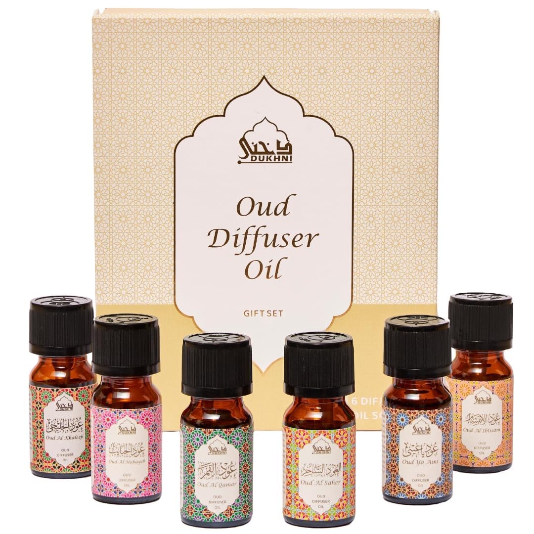 Oud Diffuser Oil, Essential Oil Gift Set by 36 ml (Pack of 1), Transparent