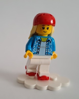 LEGO City Minifigur Zubehör Kind Mädchen mit Rollschuhen - neuwertig