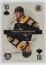2021-22 O-Pee-Chee Playing Cards David Pastrnak #10-SPADES vs3