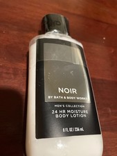 Bath  Body Works Noir Men's Collection 24 Hour Moisture Body Lotion 8 OZ Sealed