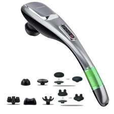 MEGAWISE Cordless Back Massager for Shoulders, Waist, Legs, Rechargeable 3200...