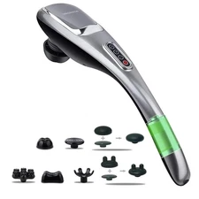 MEGAWISE Cordless Back Massager for Shoulders, Waist, Legs, Rechargeable 3200...