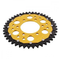 Kettenrad Alu Gold 43-ZäHne 520-Teilung FüR Kawasaki Z 750 M ABS Bj. 2007-2014