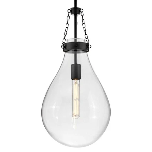 Hinkley Lighting 46057 Eloise 11"W Pendant - Black - Picture 1 of 12