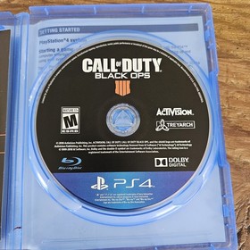 Call of Duty Black Ops 4 IIII BO4  PlayStation 4, 2018 PS4